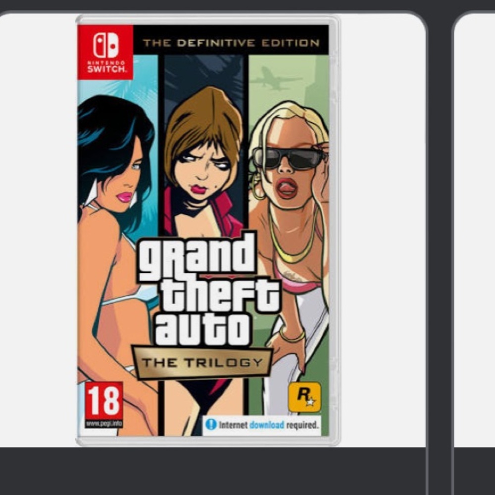 Nintendo switch grand theft auto: the trilogy